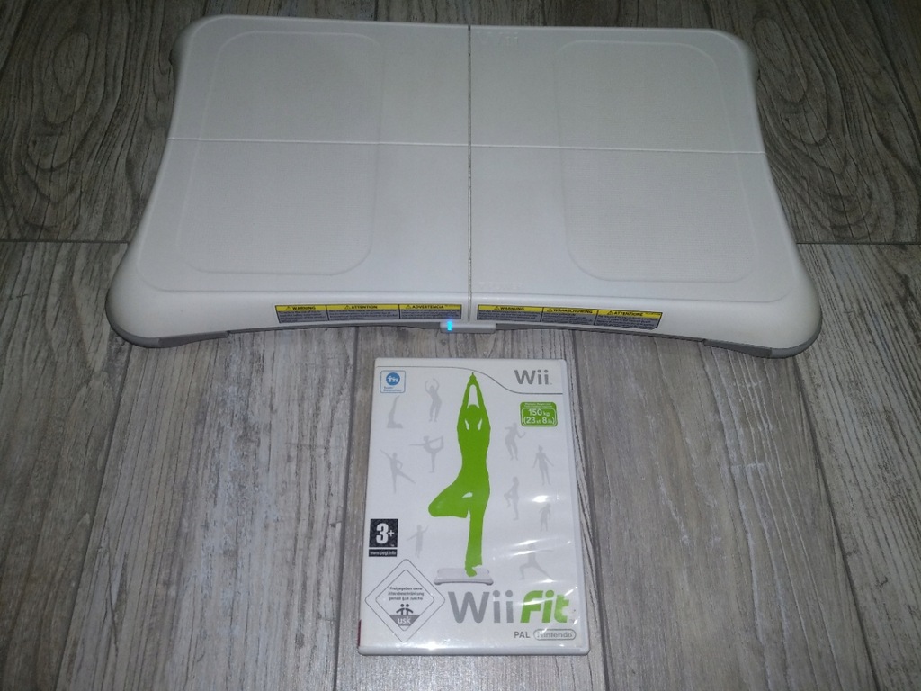 ORYGINALNY BALANCE BOARD DO NINTENDO WII + GRA FIT