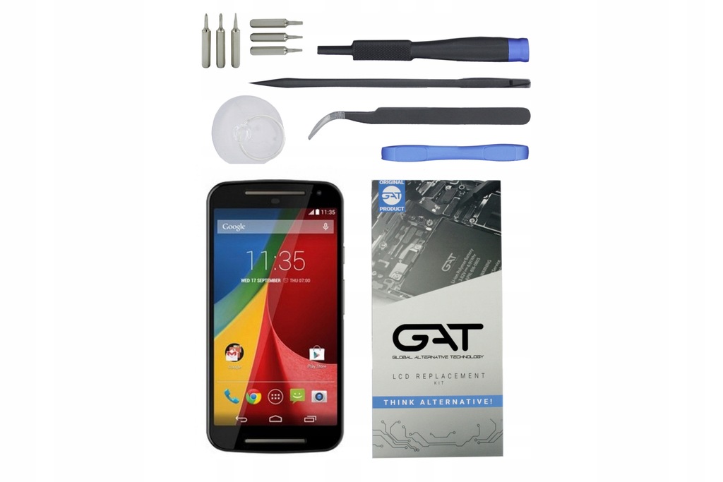 MOTOROLA MOTO G2 EKRAN LCD + DIGITIZER + RAMKA