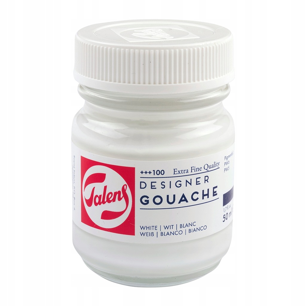 TALENS GOUACHE 50ML WHITE farba wodna