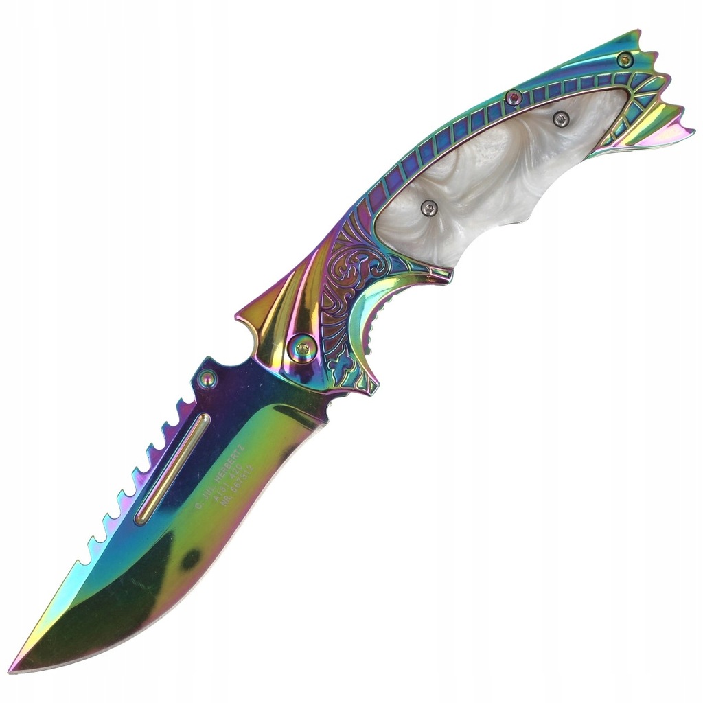 Nóż Herbertz Solingen Rainbow Clip Point Folder