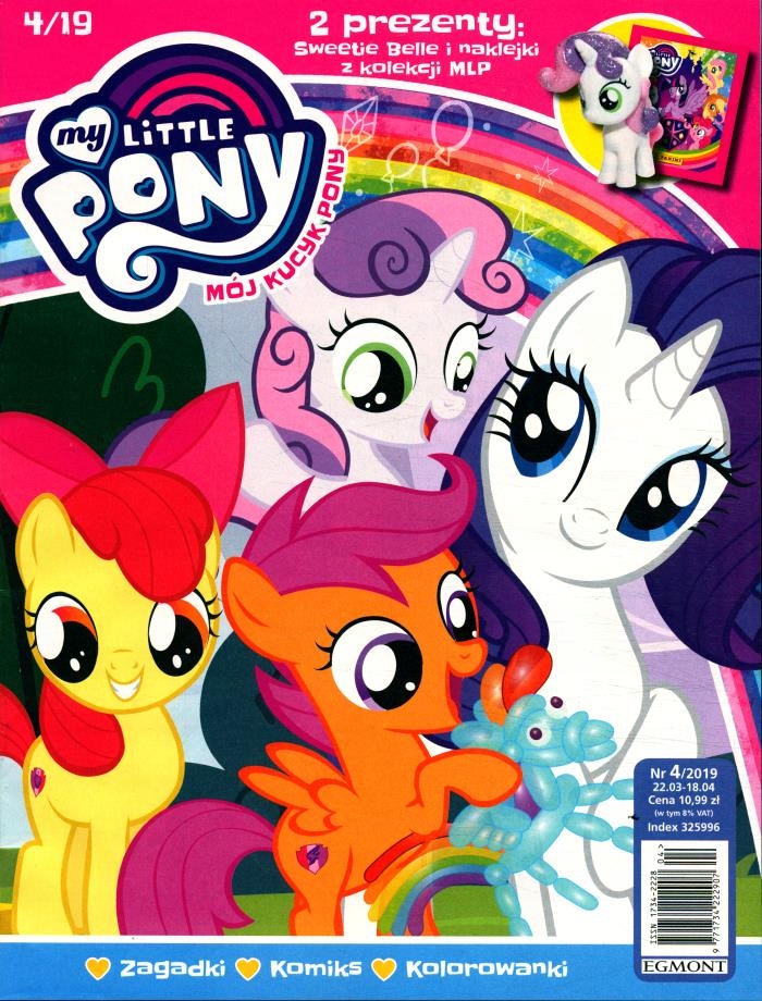 Moj Kucyk Pony Magazyn Nr 4 19 Sweetie Belle I N 7909024256 Oficjalne Archiwum Allegro
