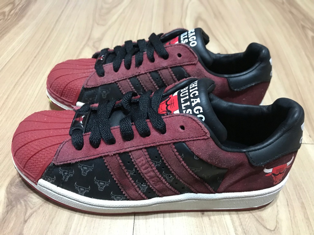 Buty Adidas Superstar Chicago Bulls NBA skóra 36 - 7849408235 - oficjalne  archiwum Allegro