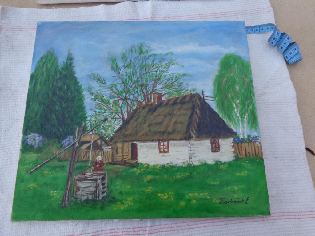 Obraz Olejny Dom Na Wsi Latem 5204440291 Oficjalne