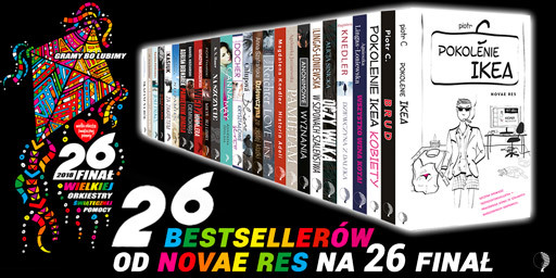 26 bestsellerów od Novae Res na 26 Finał WOŚP!