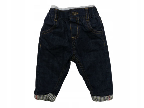 M&S SPODNIE jeans GUMA KIESZENIE 68/3-6
