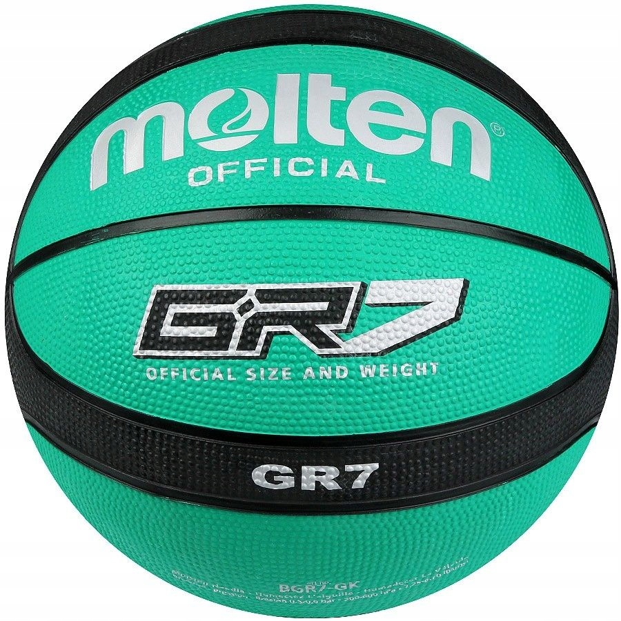 Piłka koszykowa Molten GR 7 - ZIELONY; 7