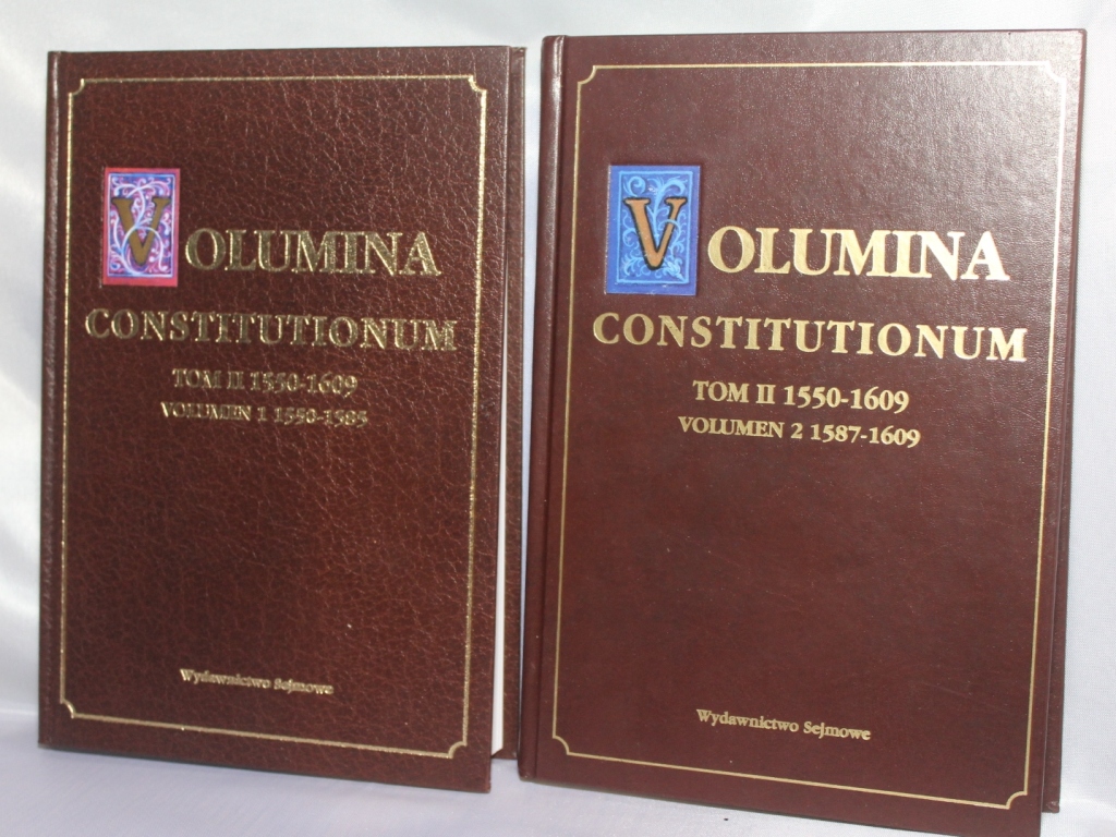 Książki "Wolumina Constitutionum"- 2 tomy