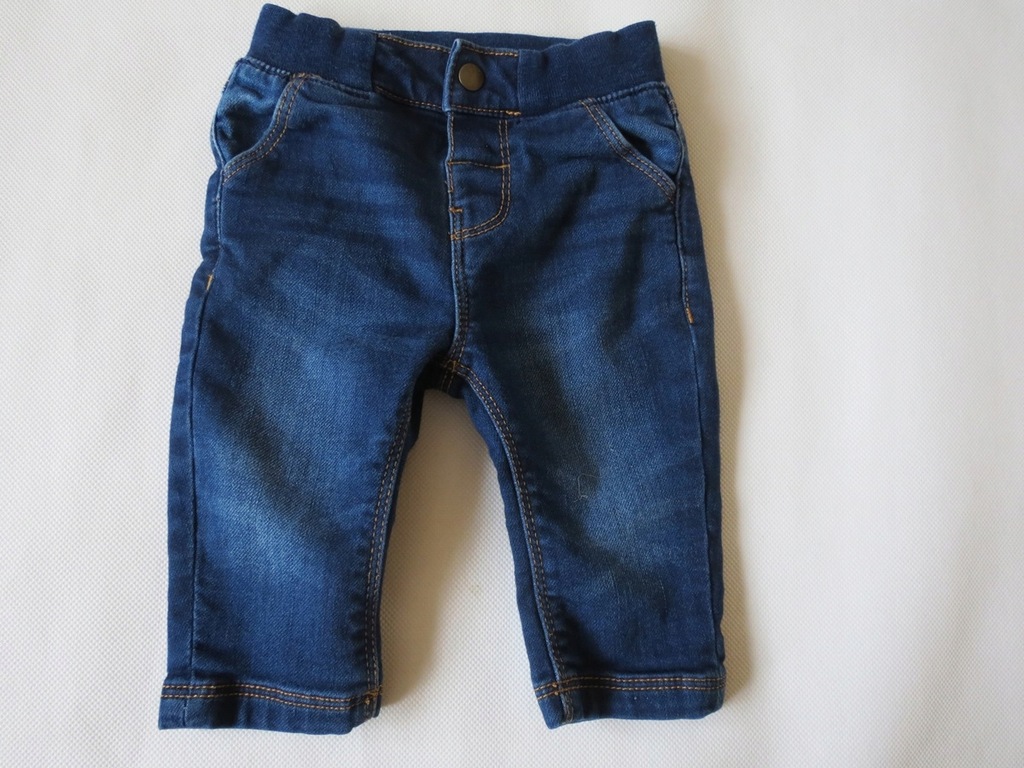 M&S- Super spodnie a'la jeans - 68 cm, 3-6 m-c