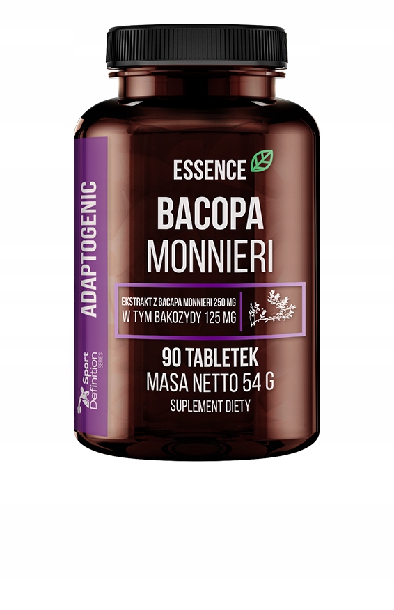 ESSENCE BACOPA MONNIERI 90TABS PAMIĘĆ STRES DATA