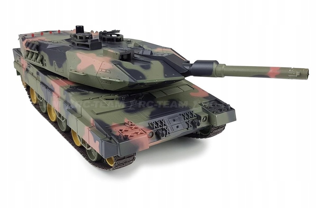 Czołg HENG LONG Leopard II A5 1/24 Dźwięk, ASG, IR
