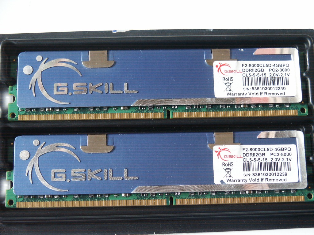 Pamięć DDR2 4GB 1000MHz PC8000 G.Skill Dual GW.