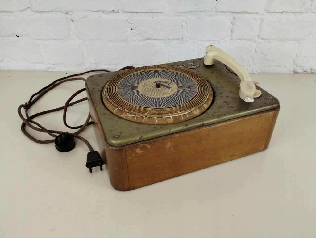 Gramofon His Master Voice typ 523V vintage 1960