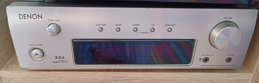 Amplituner Denon DRA-F102 2.0 +pilot+adapter Bluetooth