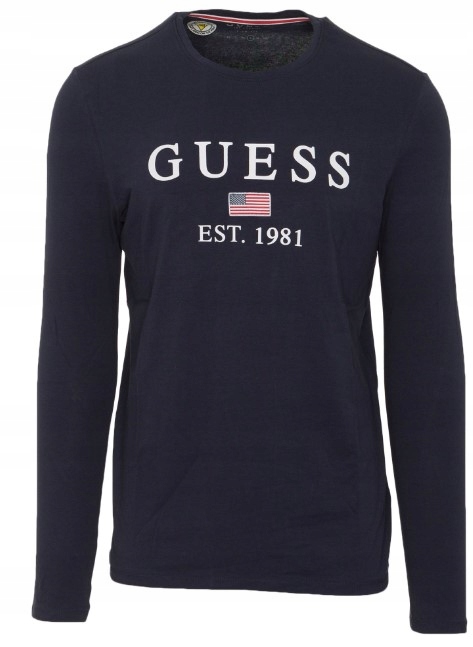 Guess t-shirt M01I70 J1300 G720 granatowy L