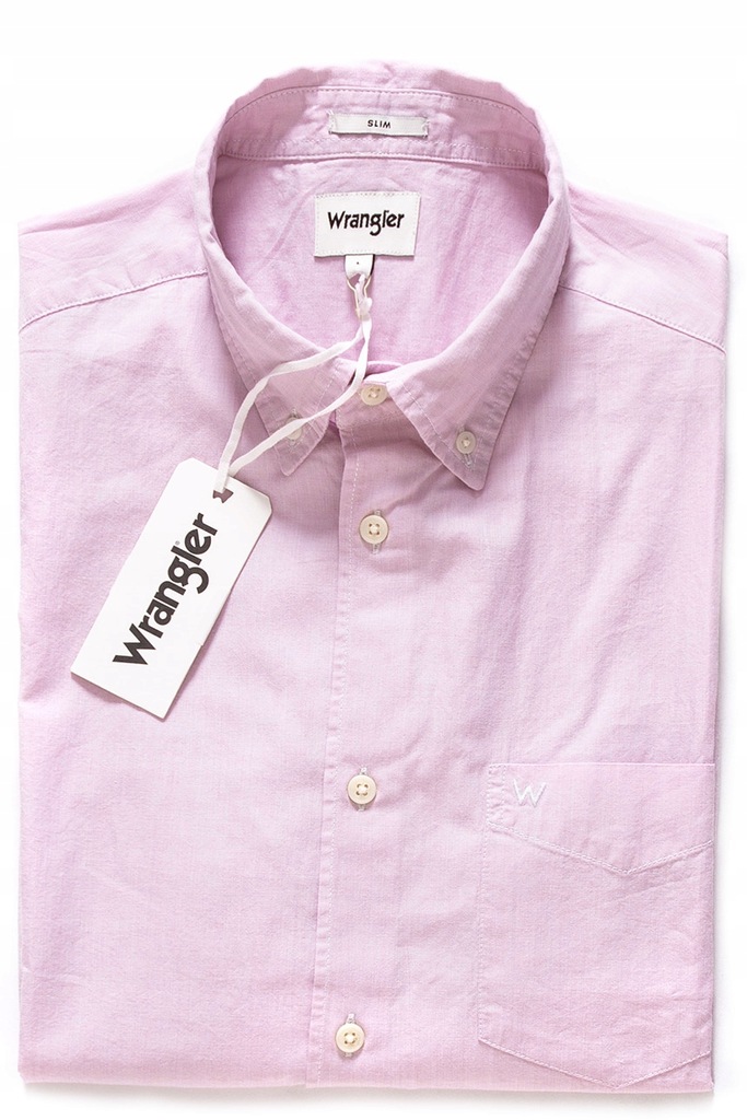 WRANGLER 1PKT BUTTON DOWN MĘSKA KOSZULA MATERIAŁ M