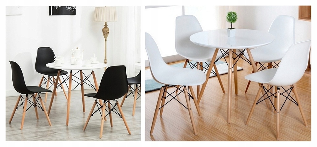 Купить Комплект стола ETT + 4 стула TOLV DSW цвета: отзывы, фото, характеристики в интерне-магазине Aredi.ru