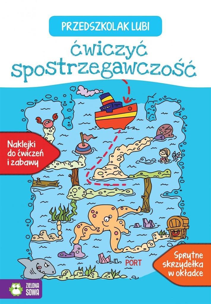 PRZEDSZKOLAK LUBI ĆWICZYĆ SPOSTRZEGAWCZOŚĆ