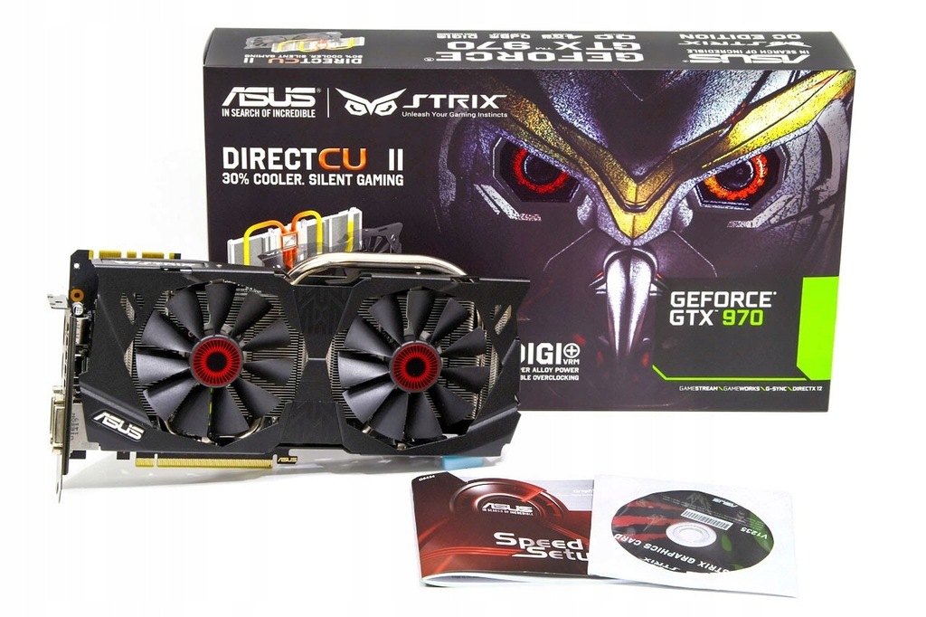 Asus STRIX GTX 970 DirectCu II 4Gb TEST BOX GW