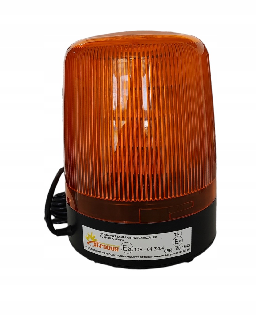 Lampa ostrzegawcza pojedyncza LED POMARAŃCZOWA