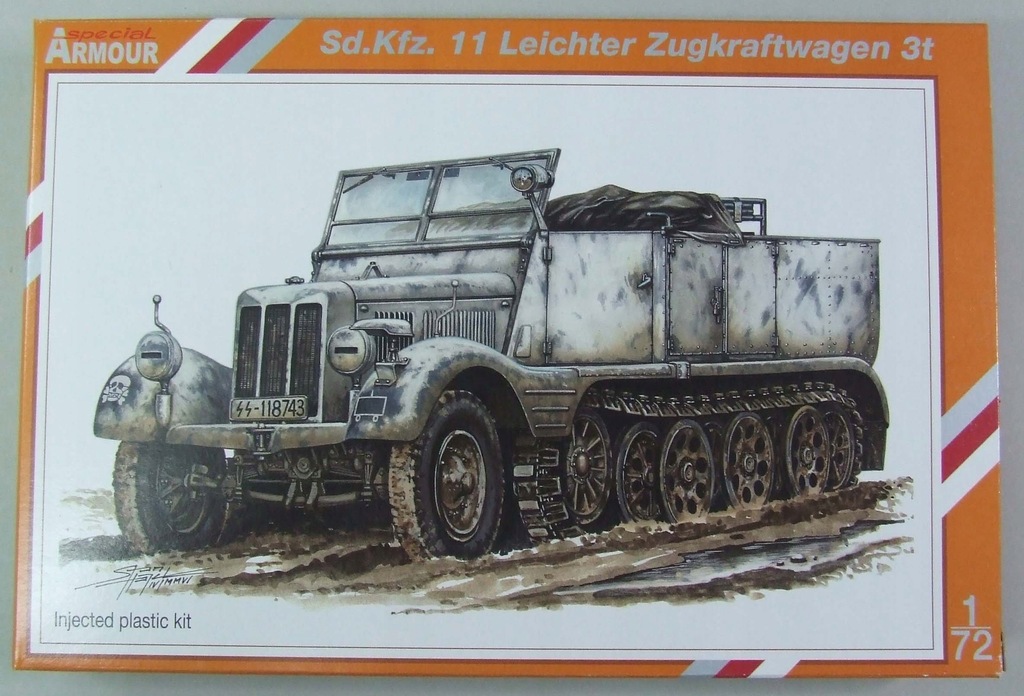 Sd.Kfz. 11 Leichter Zugkraftwagen 3t SA72002 1/72 JXN
