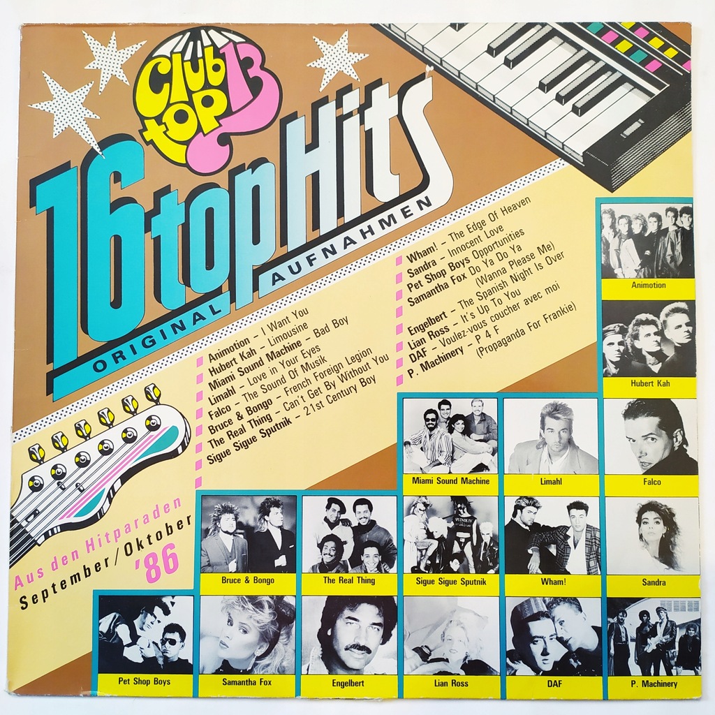 VA- 16 Top Hits September/Oktober '86