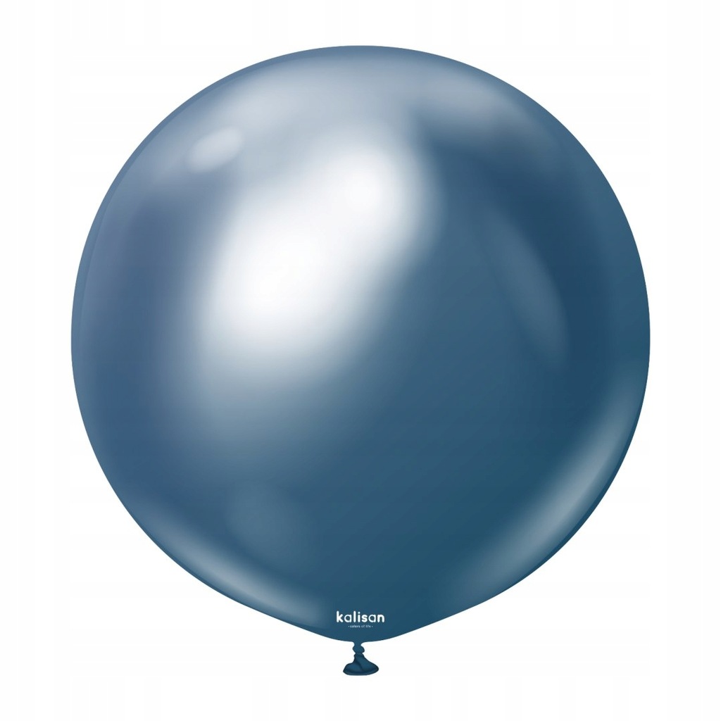 Balony lateksowe Mirror Navy, niebieski, 45 cm, 1 szt.