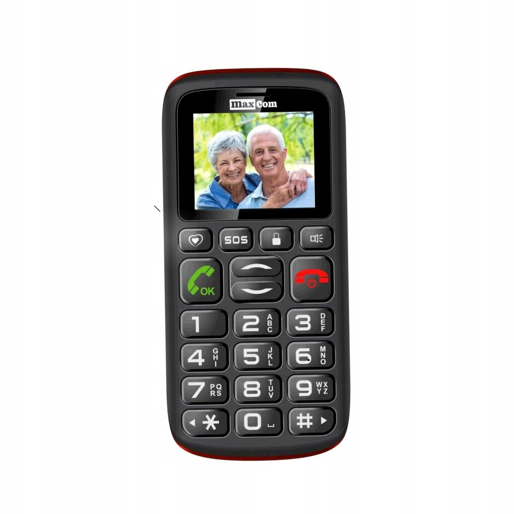 Telefon dla Babci Dziadka Seniora MAXCOM MM428 SOS