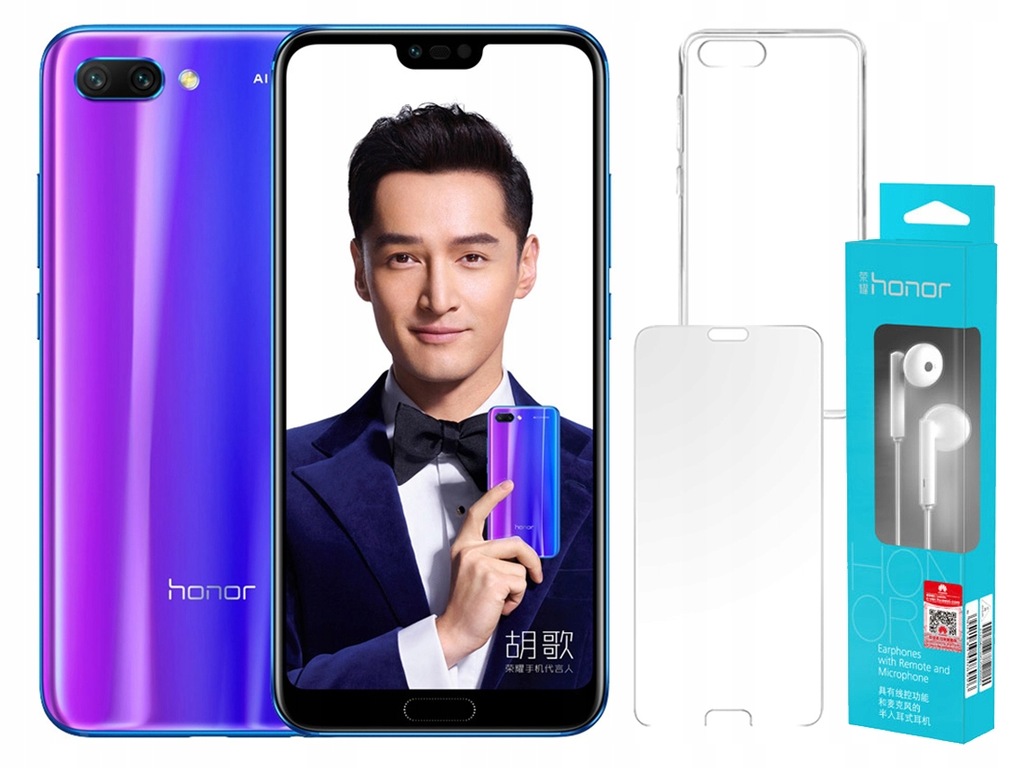 Honor 10 Blue 128/4GB RAM DualSIM LTE NFC B20 PL