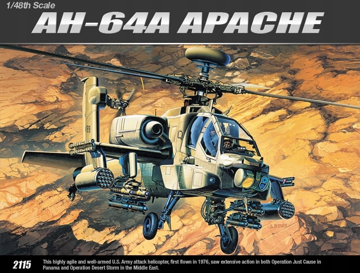 Купить 1:48 Вертолет AH-64A Apache, Академия 12262: отзывы, фото, характеристики в интерне-магазине Aredi.ru