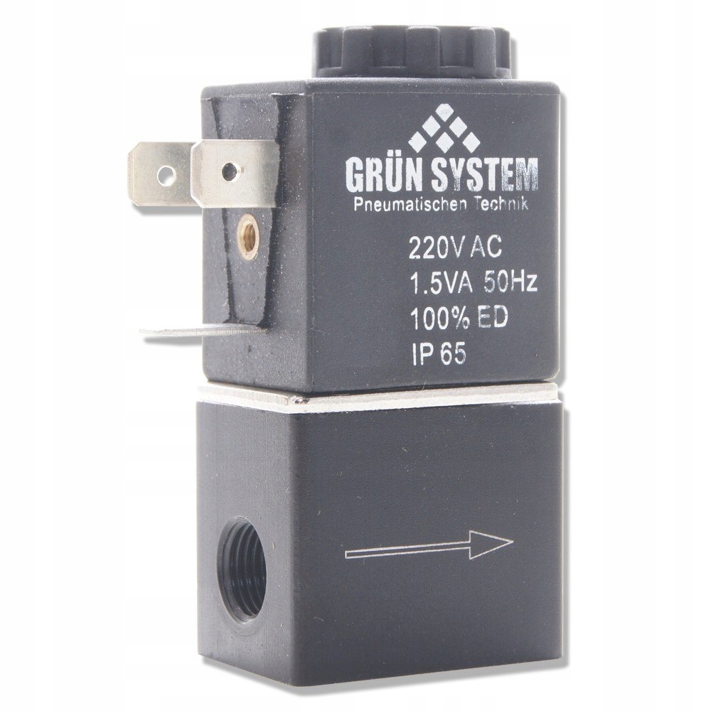 Elektrozawór GRUN SYSTEM 230V 1/8 cala z przewodem