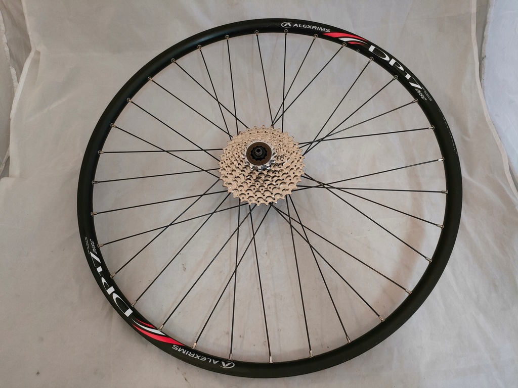 KOŁO TYLNE ALEXRIMS DP17 559x17 SHIMANO KOMPLETNE - 12584659744