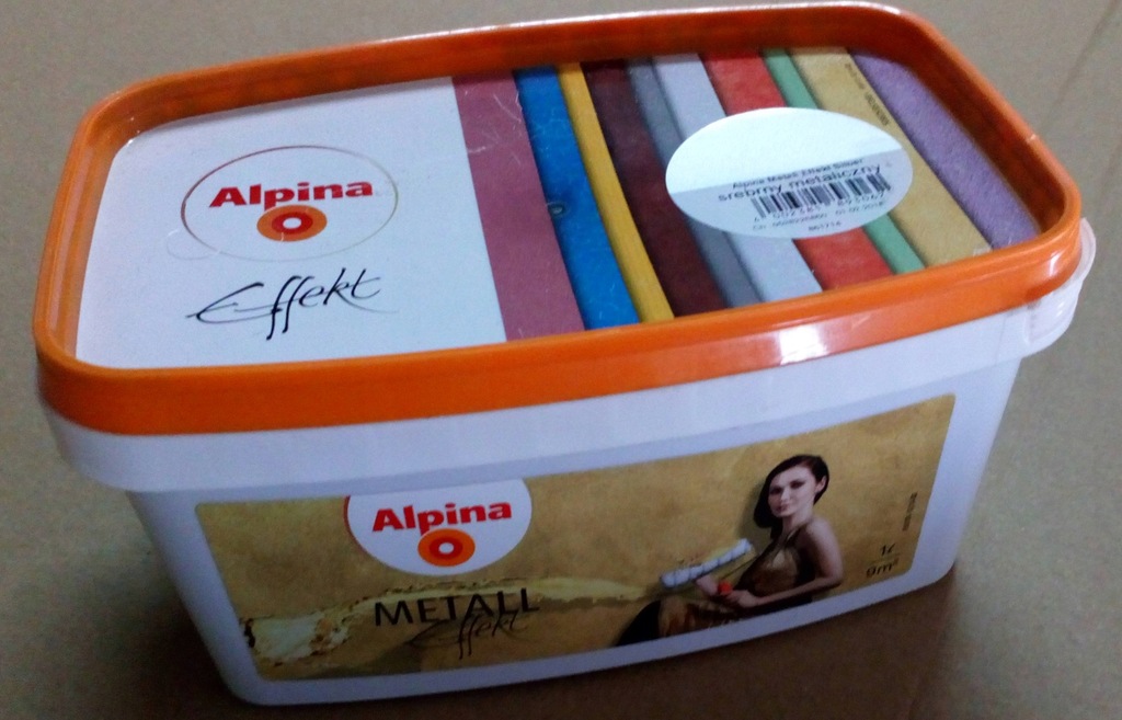 FARBA WEWNĘTRZNA ALPINA METALL EFFEKT SREBRNA 1 L