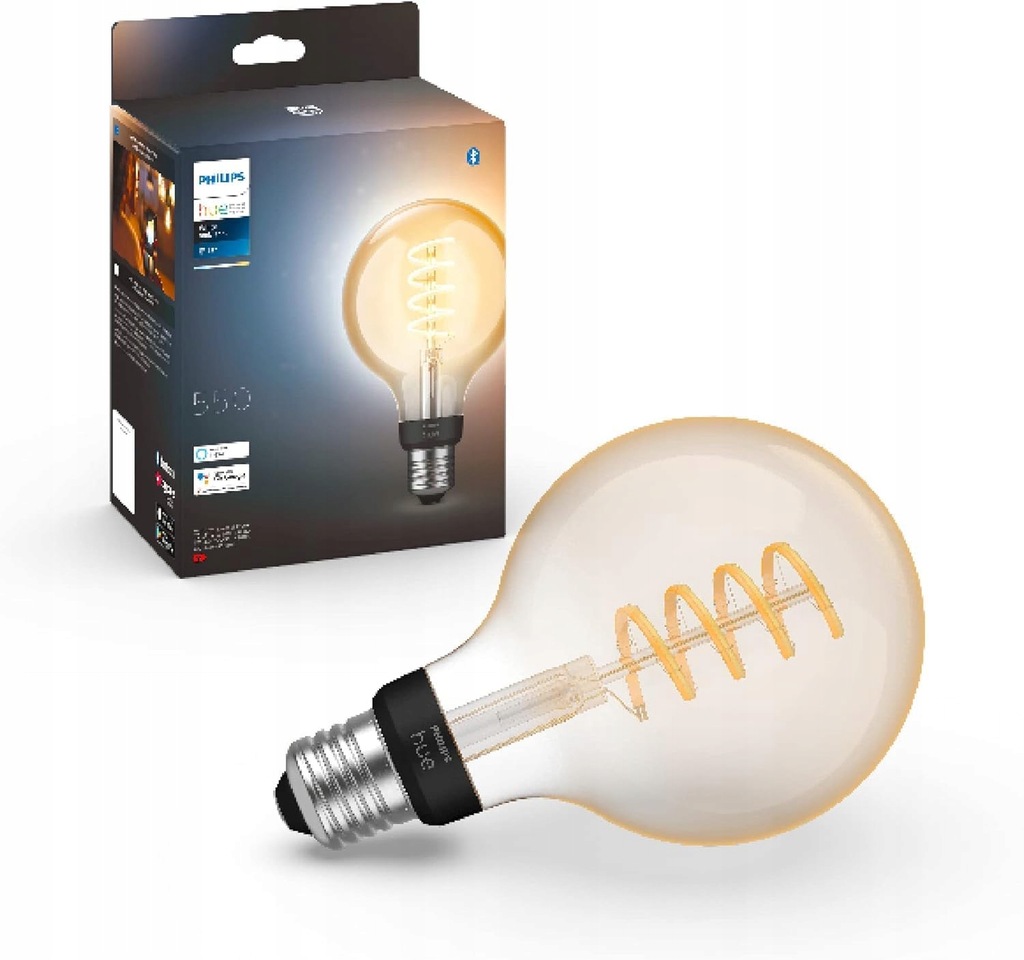 Żarówka Philips Hue LED Filament E27 G93 7W