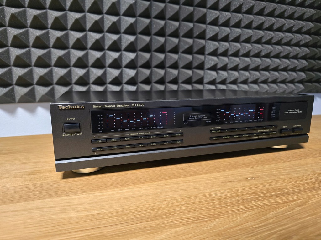 TECHNICS SH-GE70 KOREKTOR GRAFICZNY EQUALIZER TOP WYŚWIETLACZ KULTOWY !!!