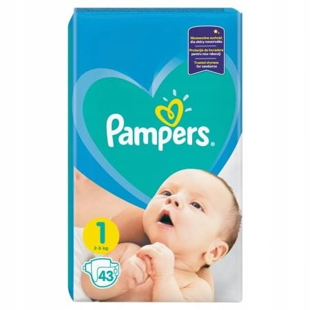 Pampers Pieluszki New Baby 1 Newborn 43 szt.