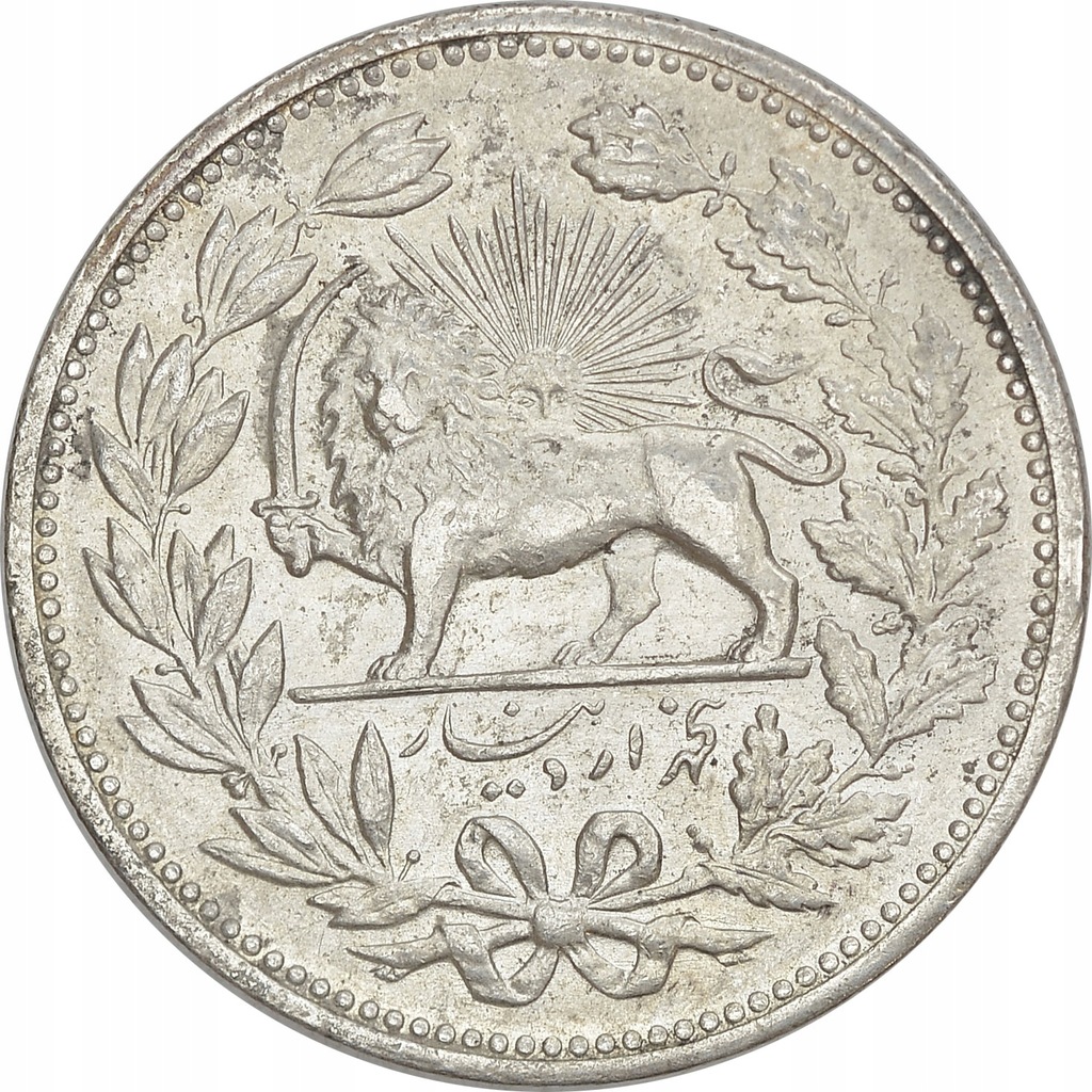 6.ha.IRAN, MUZAFFAR, 5 000 DINARÓW 1902