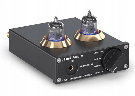 Przedwzmacniacz Fosi Audio lampowy Phono Box X2