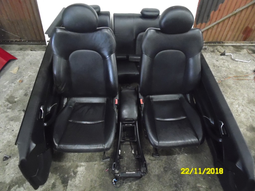 Fotele Skorzane Skora Komplet Mercedes W203 Coupe 7724363430 Oficjalne Archiwum Allegro