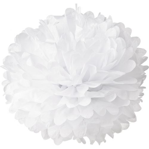 Wielki pompon/kwiat biały na ślub, wesele, 35CM!