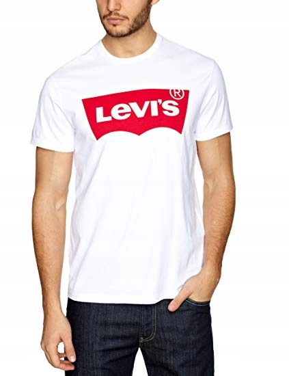 levis tshirt męski biały koszulka XS S M L XL XXL