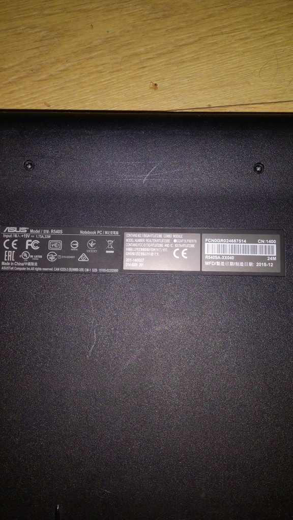 Laptop Notebook Asus R540S BCM!! - 7680045301 - oficjalne archiwum Allegro