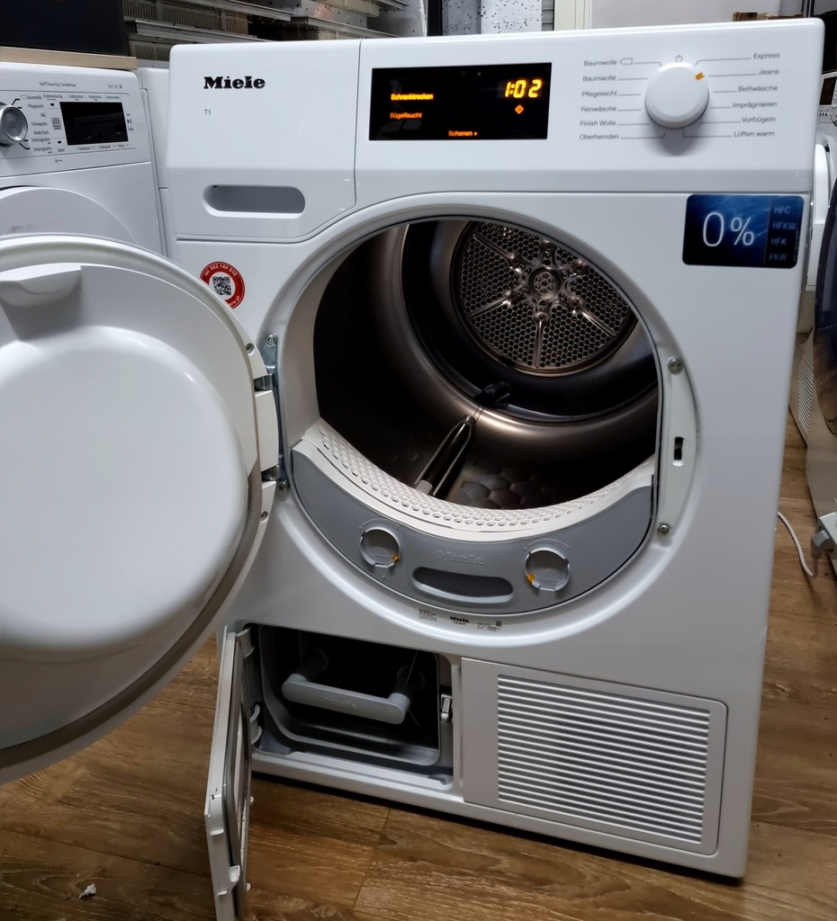 Suszarka z pompą ciepła Miele TCB150WP, jak Nowa.