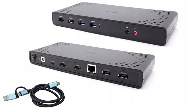 i-tec USB-C Dual Display Dock 100W z HDMI