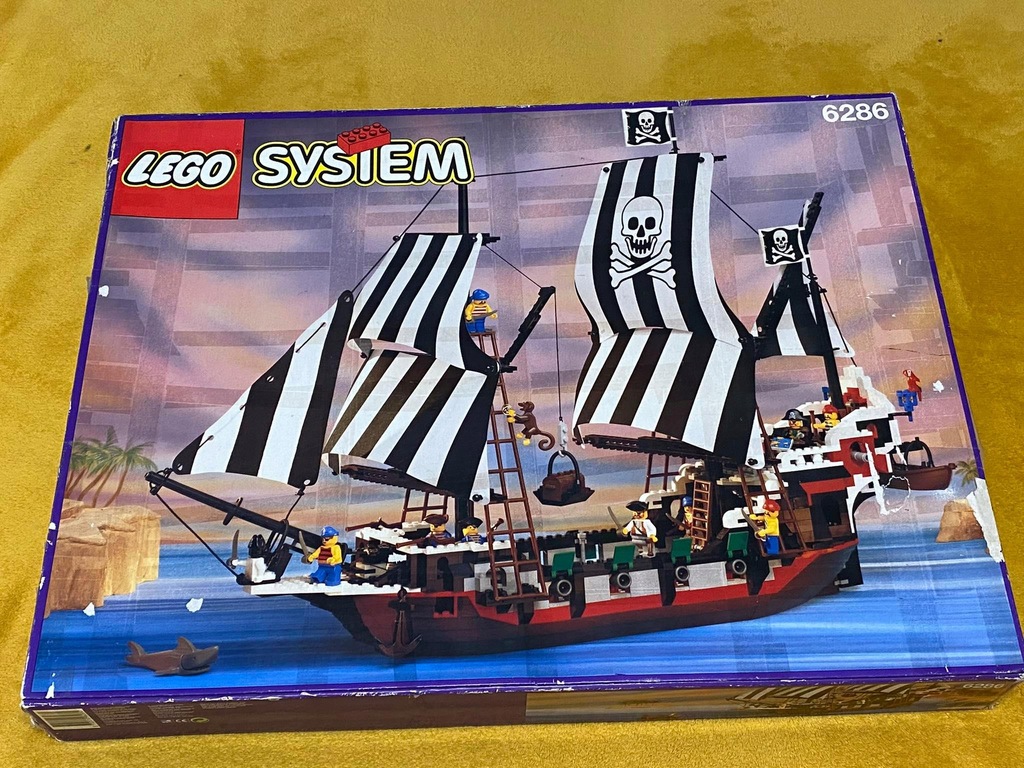 Lego 6286 Skull's Eye Schooner Piraci Pirates Box