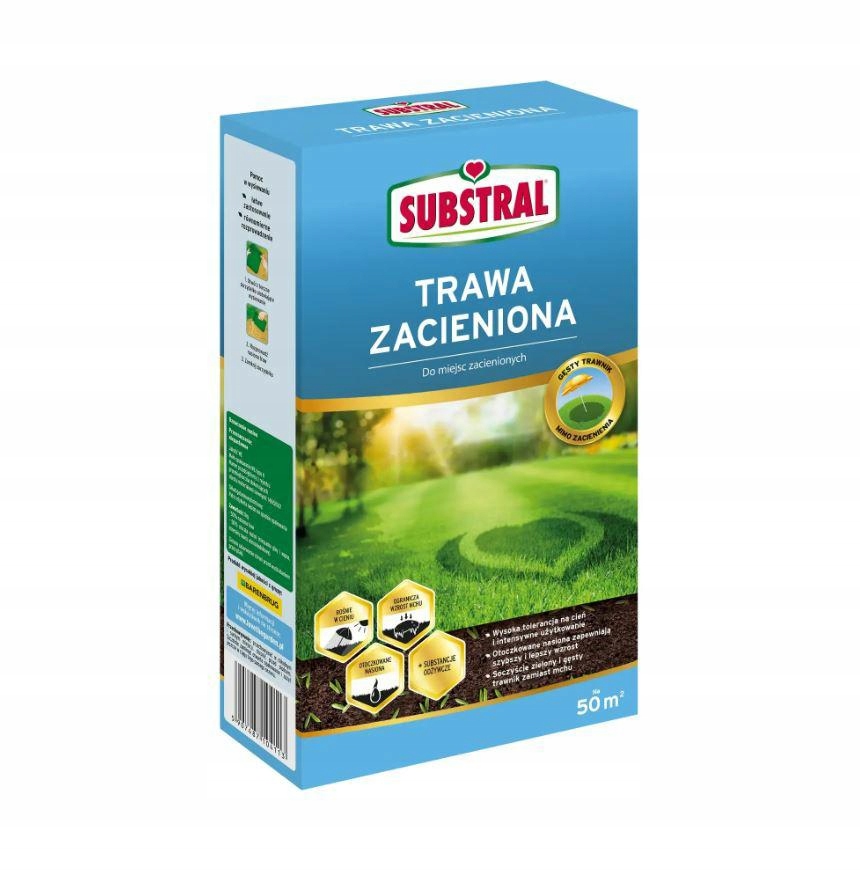 Substral trawa zacieniona do cienia nasiona otoczkowane 1kg na 50m2