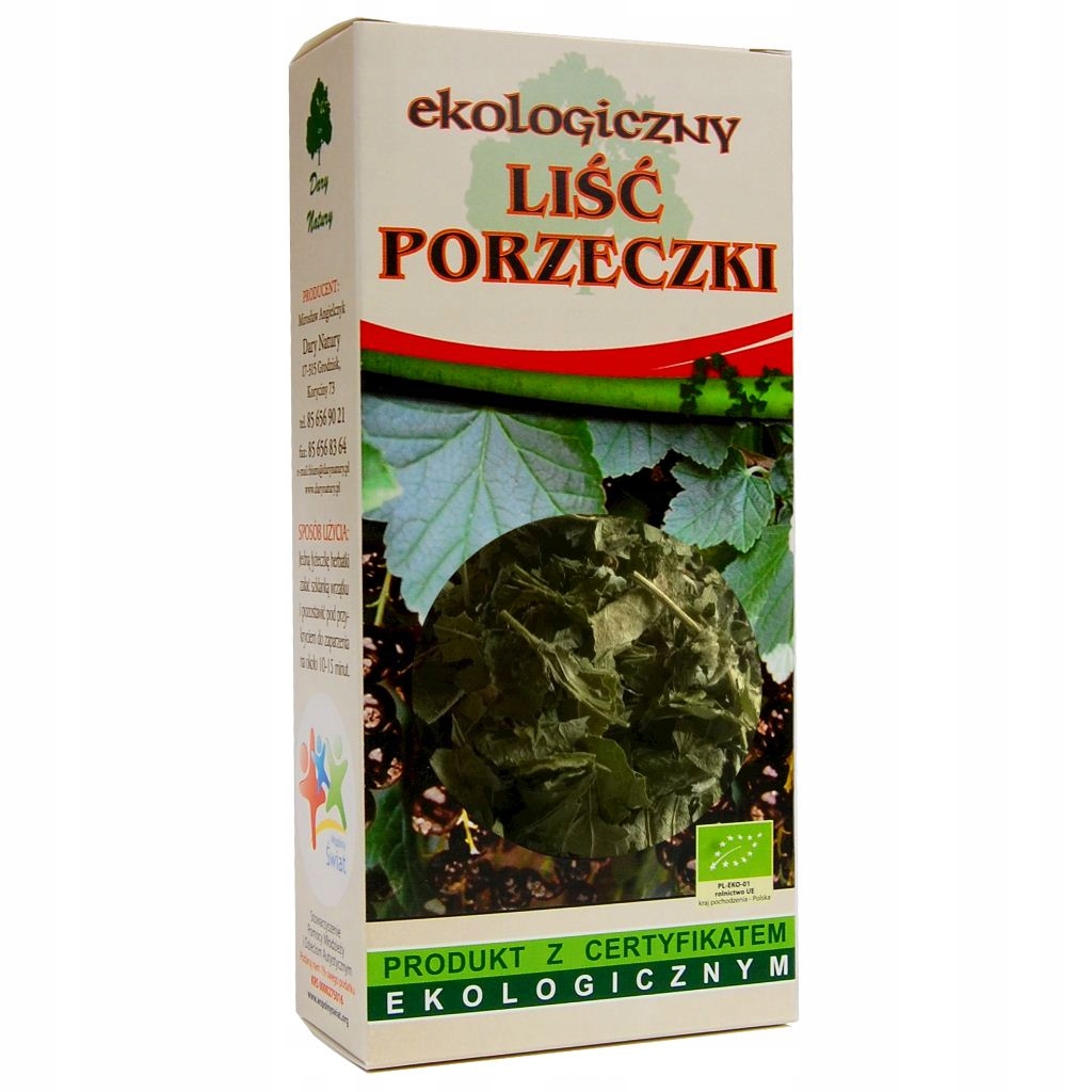 Porzeczka czarna liść BIO 50g DARY NATURY ______