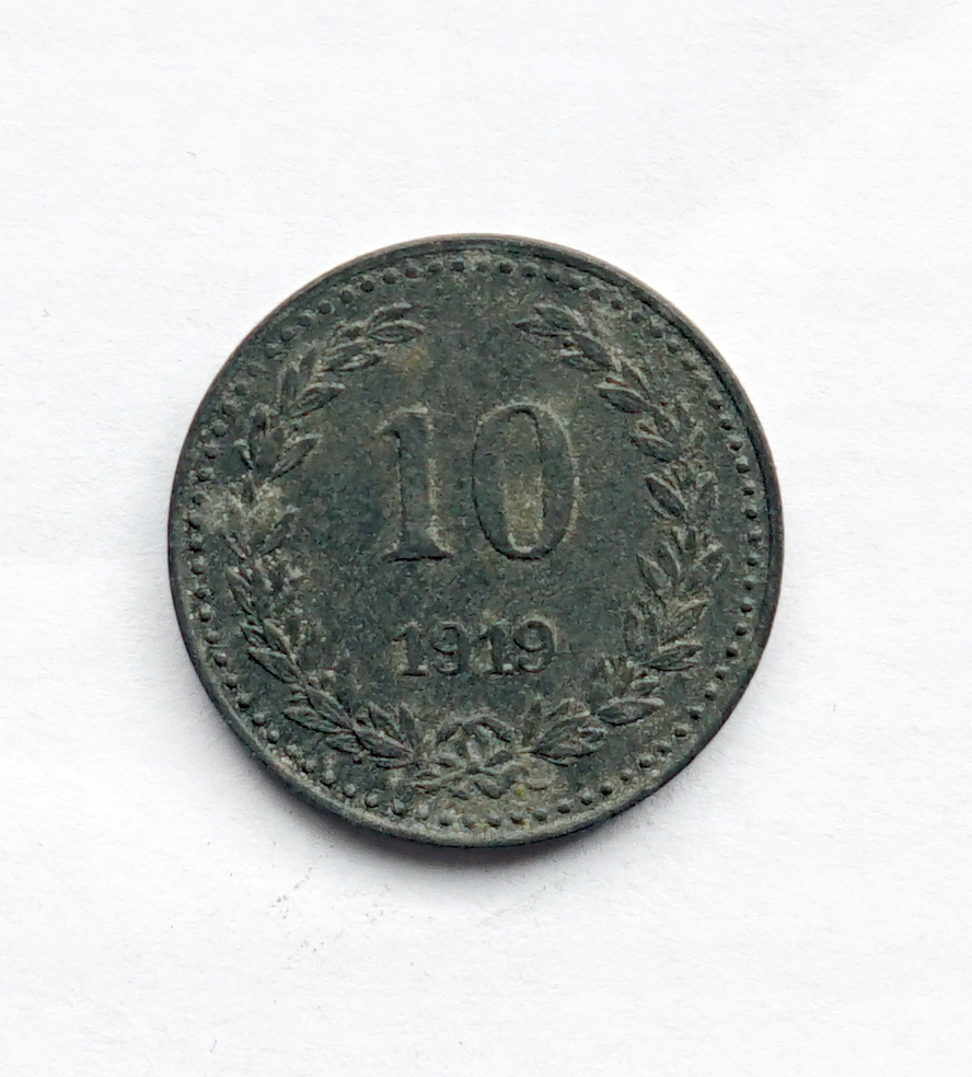 10 Pfennig 1919 rok - Pieniądz zastępczy Bydgoszcz