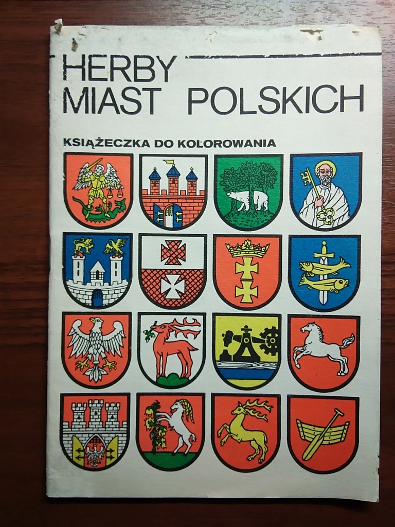 Herby polskich miast książeczka do kolorowania