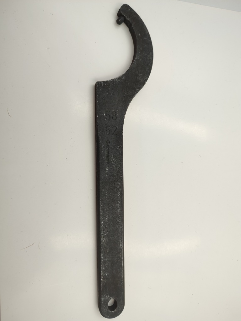 Chiave A Gancio Per Dadi Tondi 55-62mm - In Acciaio Forgiato, 210mm, Per Meccanica E Auto - Foto 5