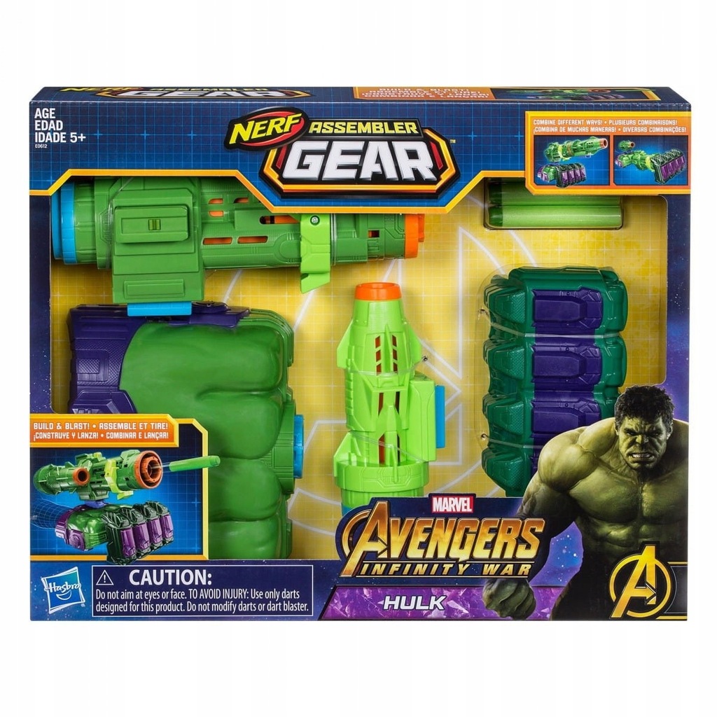 Hasbro Wyrzutnia Nerf Avengers Infinity War Hulk A